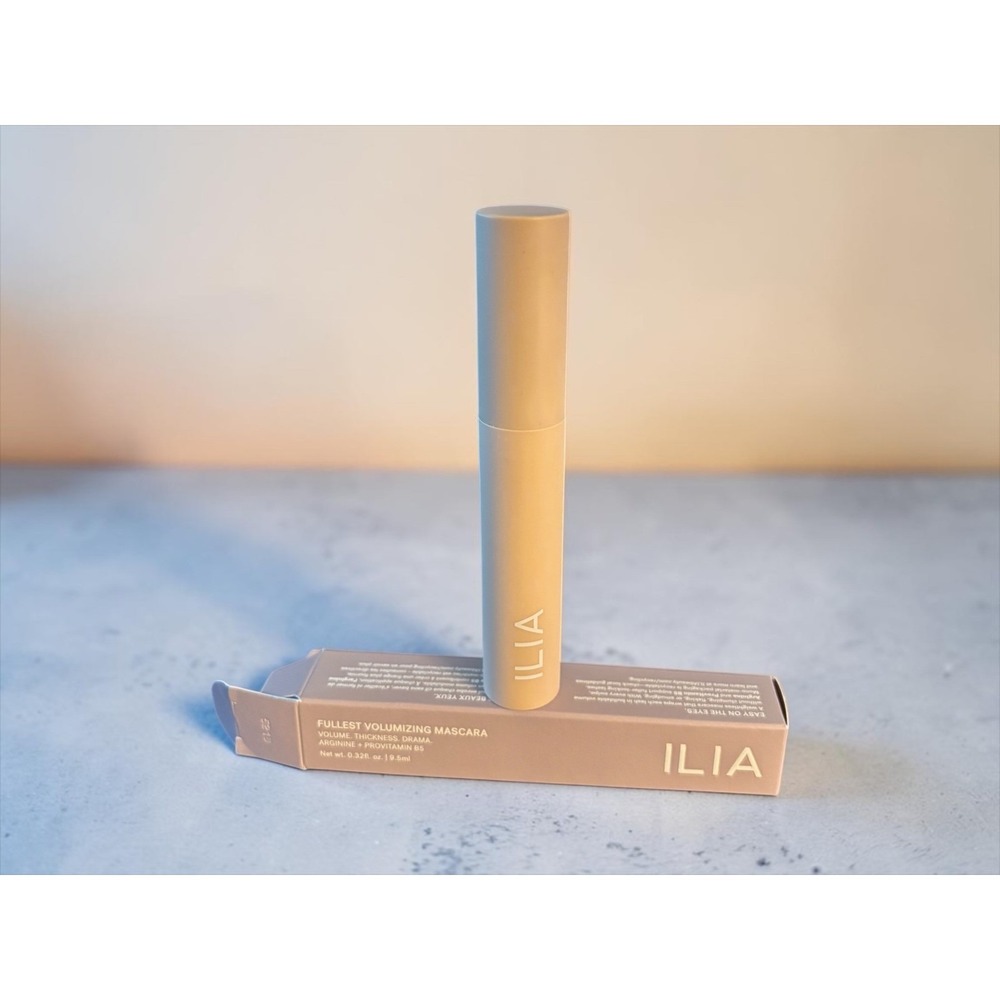 ILIA Fullest Volumizing Mascara Full Size 0.32 oz NIB Clean Beauty Arginine B5